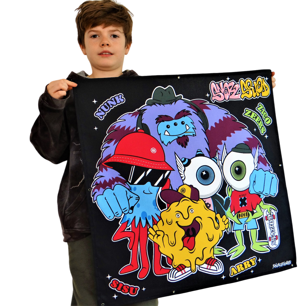 
            
                Load image into Gallery viewer, Trampoline Net Poster - Team Snazz Squad
            
        