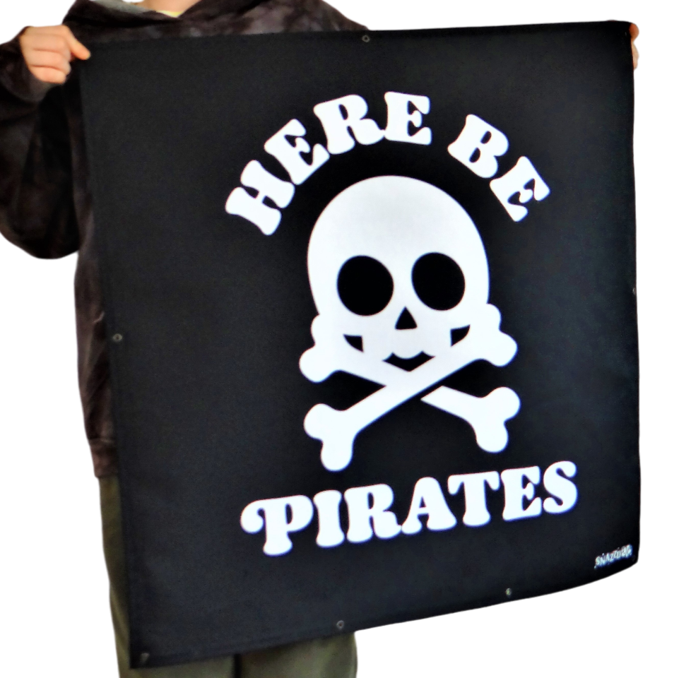 Pirate Flag for Younger Children For The Trampoline Net Or Anywhere!