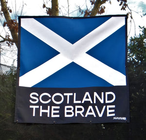 Scotland Saltire Flag Trampoline Net Decoration