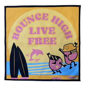 
            
                Load image into Gallery viewer, Trampoline Net Art - Bounce High Live Free Poster
            
        