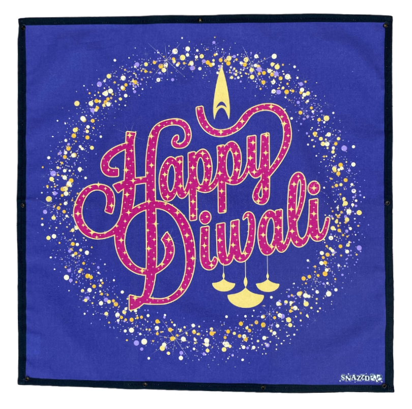 Happy Diwali Garden Decoration For Your Trampoline Net