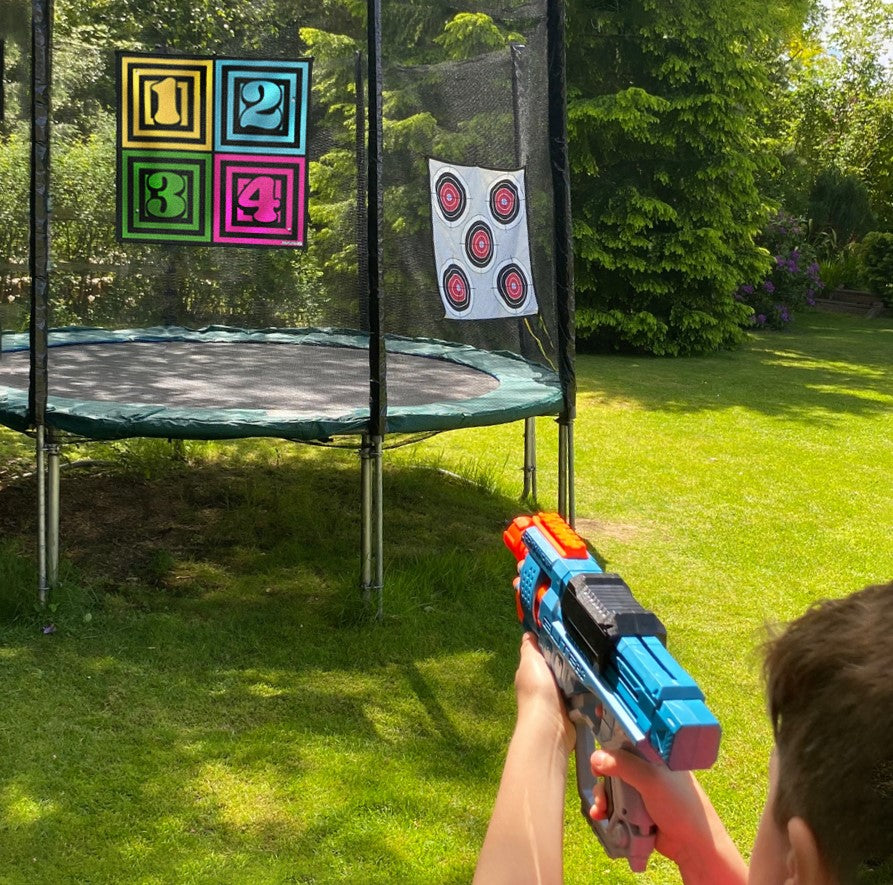 Hit The Fly High Skill Nerf Target Throwing Skills Garden Game