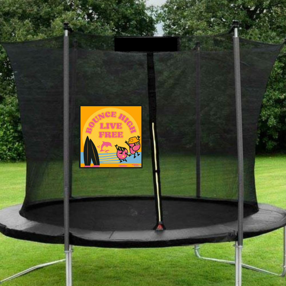 Trampoline Net Art - Bounce High Live Free Poster