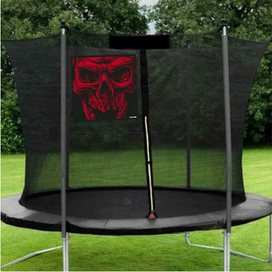 Outdoor Halloween Decorations For Your Trampoline - Scary Faces Twin Pack