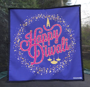 Outdoor Diwali Decoration For Your Trampoline - Happy Diwali!