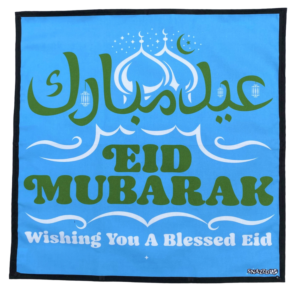'Eid Mubarak' Original Design Large Eid Tea Towel