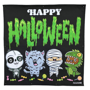 Outdoor Halloween Decoration For Your Trampoline - Happy Halloween