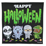 'Happy Halloween' Original Design Large Halloween Tea Towel