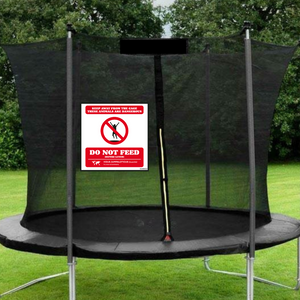 Fun Caged Kids Zoo Sign For Your Trampoline