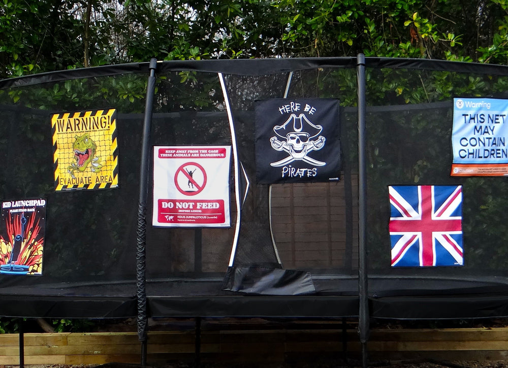 Pirate Flag for Younger Children For The Trampoline Net Or Anywhere!