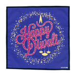 'Happy Diwali' Original Design Large Diwali Tea Towel