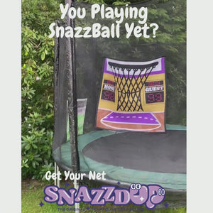 
            
                Load and play video in Gallery viewer, Purple Trampoline Net Basketball Hoop Hanging Pocket
            
        