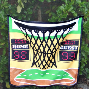 Green Trampoline Net Basketball Hoop Hanging Pocket