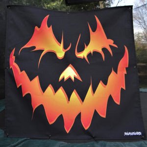 
            
                Load image into Gallery viewer, Jack O Lantern Scary Face Halloween Garden Decoration Trampoline Net Poster
            
        