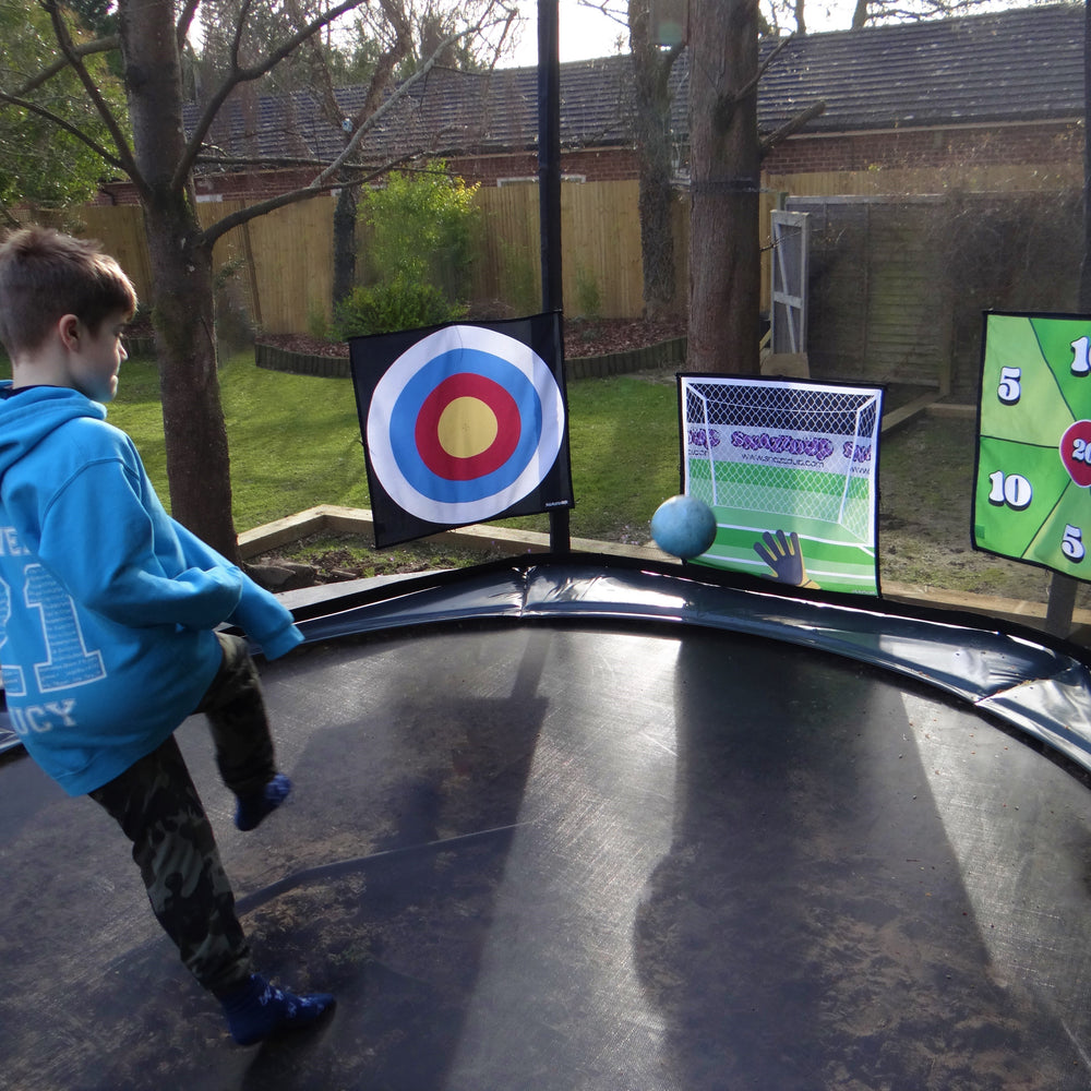 
            
                Load image into Gallery viewer, Trampoline Net Football Goal Skills Target Yellow Keeper
            
        